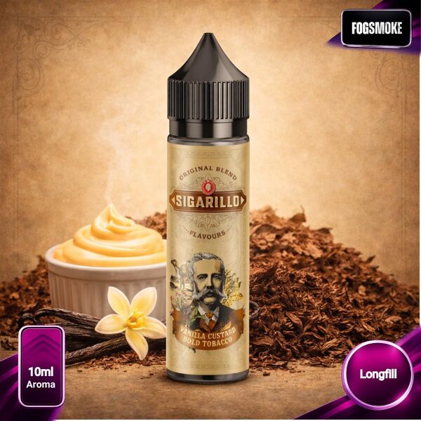 Sigarillo | 9ml Aroma | Vanilla Custard Bold Tobacco