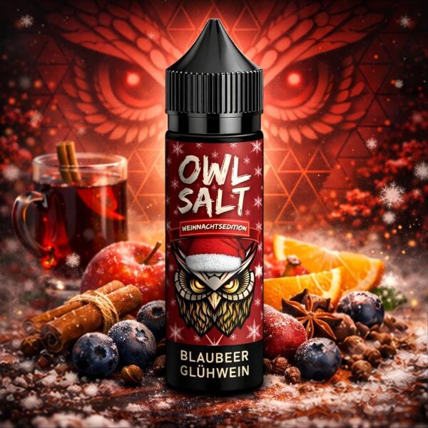 OWL Salt Aroma – Blaubeere Glühwein, 10 ml