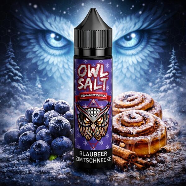 OWL Salt Aroma – Blaubeere Zimtschnecke, 10 ml