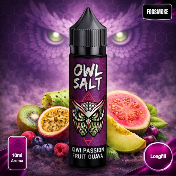 OWL Salt | 10ml Aroma | Kiwi Passionfruit Guava