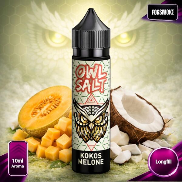 OWL Salt | 10ml Aroma | Kokos Melone