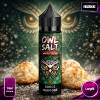 OWL Salt | 10ml Aroma | Kokosmakrone