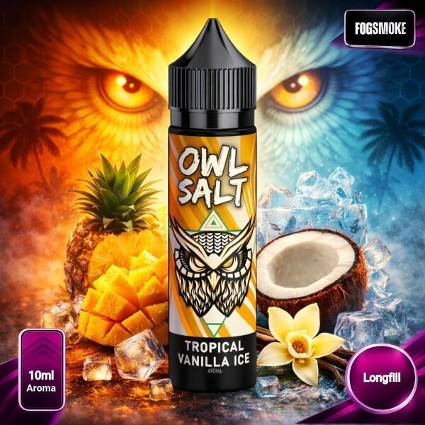 OWL Salt | 10ml Aroma | Tropical Vanilla Ice