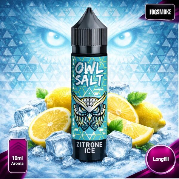 OWL Salt | 10ml Aroma | Zitrone Ice