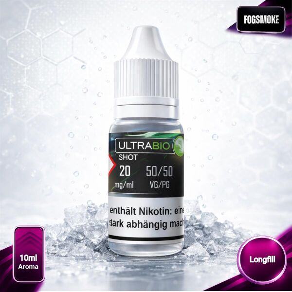Ultrabio Nic Shot | 50VG/50PG | 10ml | 20mg Nikotin