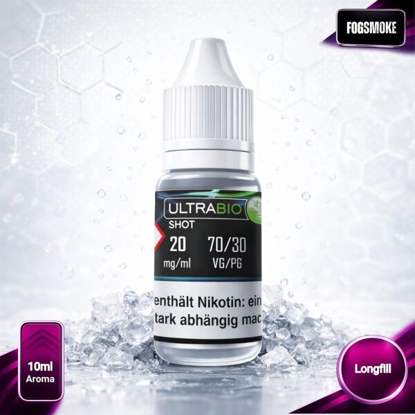Ultrabio Nic Shot | 70VG/30PG | 10ml | 20mg Nikotin