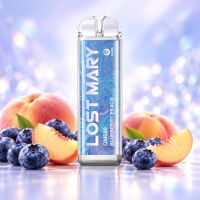 Lost Mary QM600 Blueberry Peach – Produktbild der...