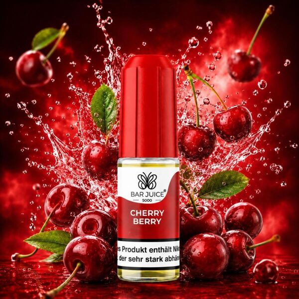 Bar Juice 5000 Nikotinsalz-Liquid – Cherry Berry, 10 mg/ml