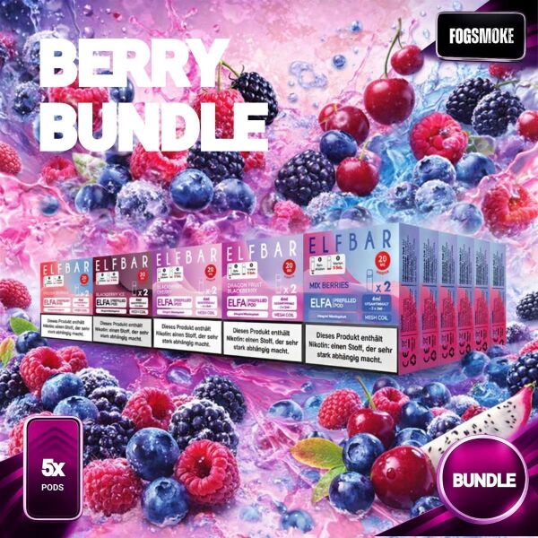 5x Elfbar ELFA Pods | BERRY-Bundle