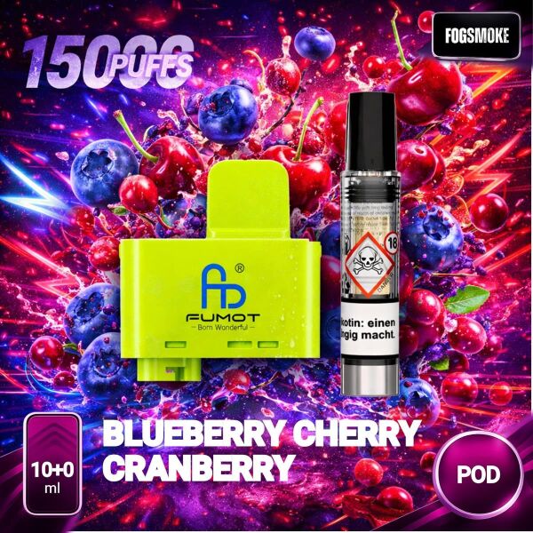 RandM Tornado Big Puff | Pod | Blueberry Cherry Cranberry
