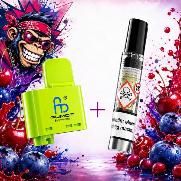 RandM Tornado Big Puff | Pod | Blueberry Cherry Cranberry