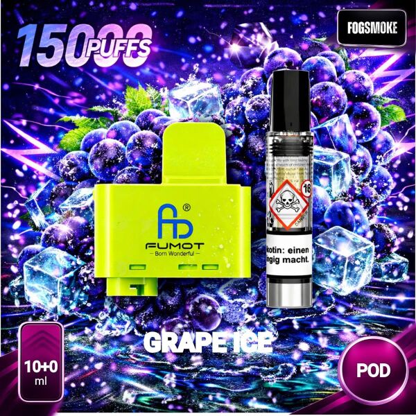 RandM Tornado Big Puff | Pod | Grape Ice