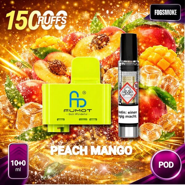 RandM Tornado Big Puff | Pod | Peach Mango
