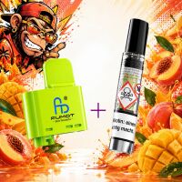 RandM Tornado Big Puff Pod – Peach Mango
