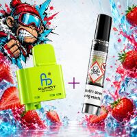 RandM Tornado Big Puff Pod – Strawberry Ice