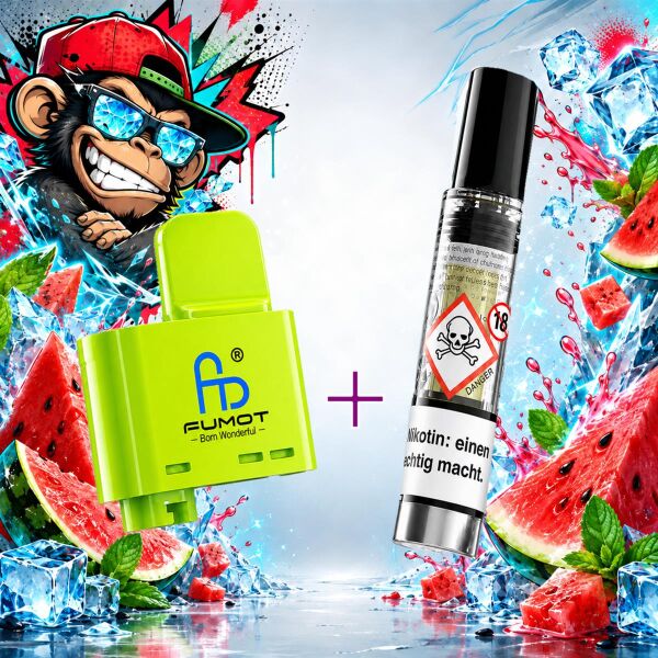 RandM Tornado Big Puff Pod – Watermelon Ice