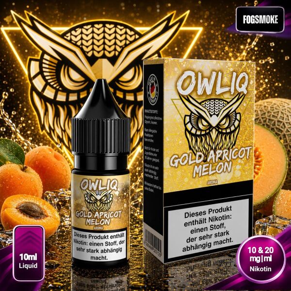 Owliq Liquid | Gold Apricot Melon