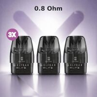 Elfbar ELFX Mini Leerpods – 0,8 Ω, 3er-Pack