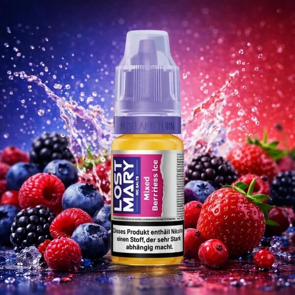 Lost Mary Nikotinsalz-Liquid – Mixed Berries Ice