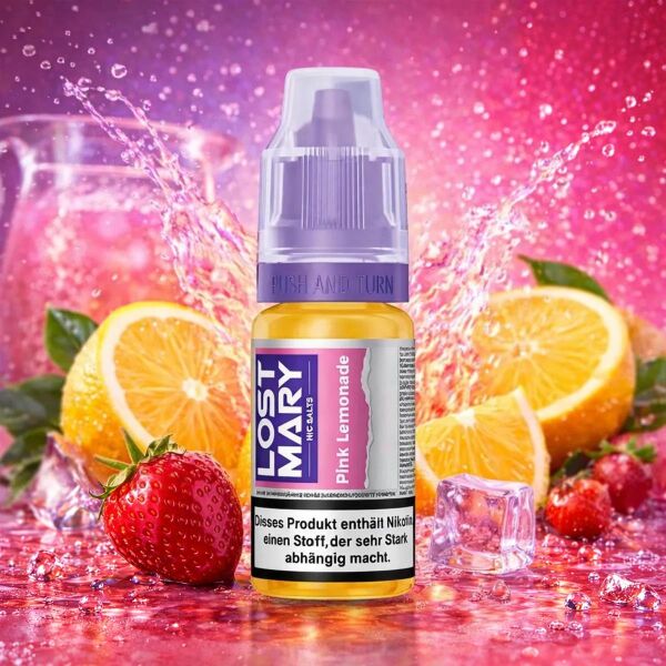 Lost Mary Nicsalt Liquid Pink Lemonade, 10-ml-Flasche