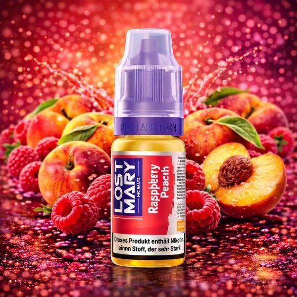 Lost Mary Nikotinsalz-Liquid – Raspberry Peach