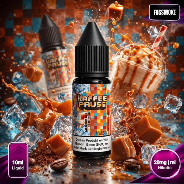 Kaffepause Nicsalt | Karamell Frappé Ice | 20mg/ml