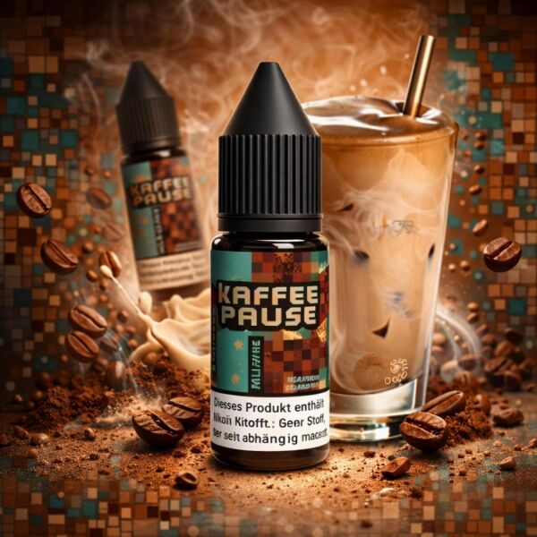 Kaffepause Nikotinsalz-Liquid – Milk Coffee, 20 mg/ml