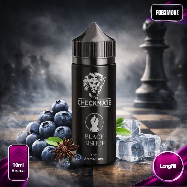 Dampflion | Checkmate | 10ml Aroma | Black Bishop