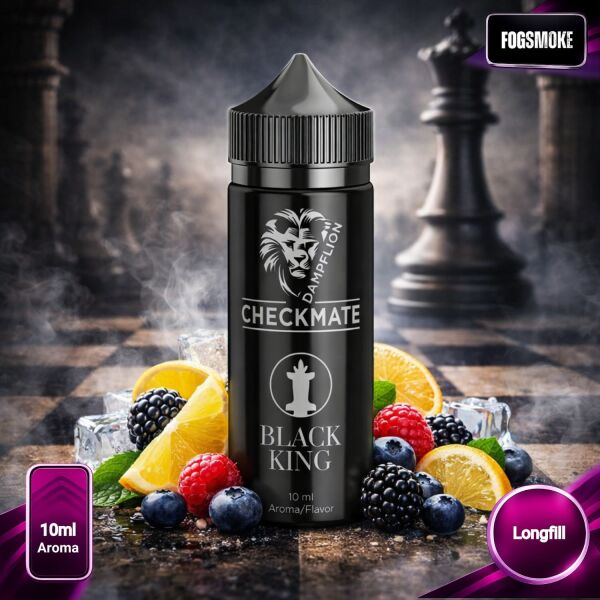 Dampflion Checkmate Aroma – Black King, 10 ml