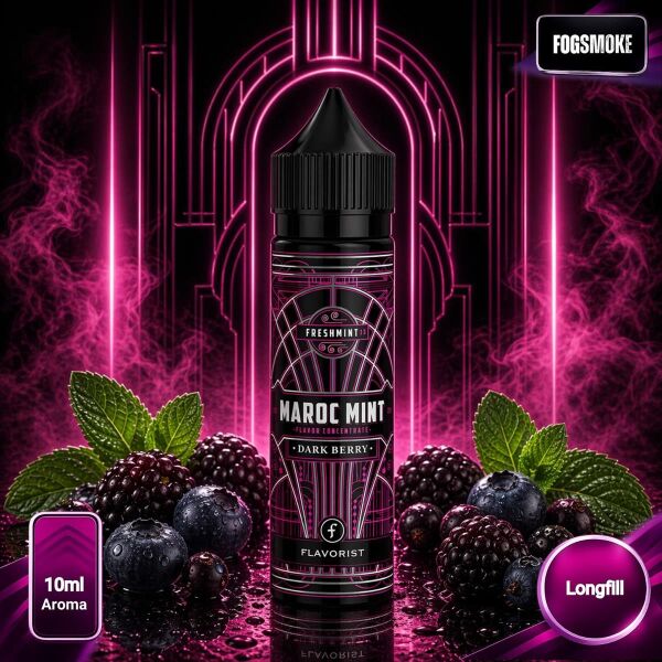 Flavorist Maroc Mint Aroma – Dark Berry, 10 ml