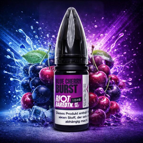 Riot BAR EDTN. Nikotinsalz-Liquid – Blue Cherry Burst