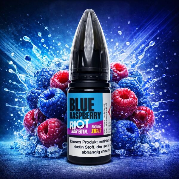 Riot BAR EDTN. Nikotinsalz-Liquid – Blue Raspberry