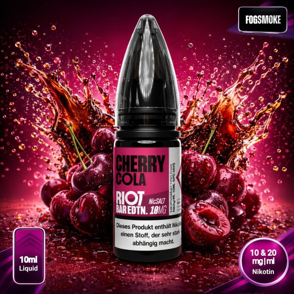 Riot BAREDTN Liquid | Cherry Cola