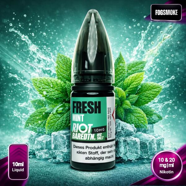 Riot BAREDTN Liquid | Fresh Mint