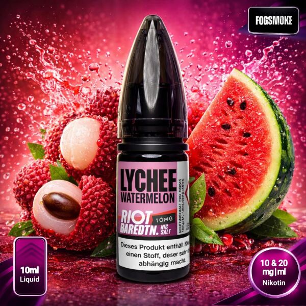 Riot BAREDTN Liquid | Lychee Watermelon