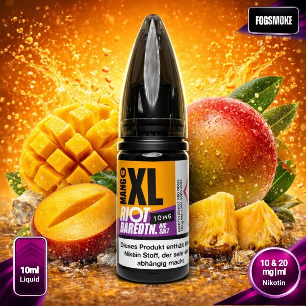 Riot BAREDTN Liquid | Mango XL