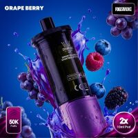Al Fakher 50K Hypermax Prime | 2er Pod | Grape Berry