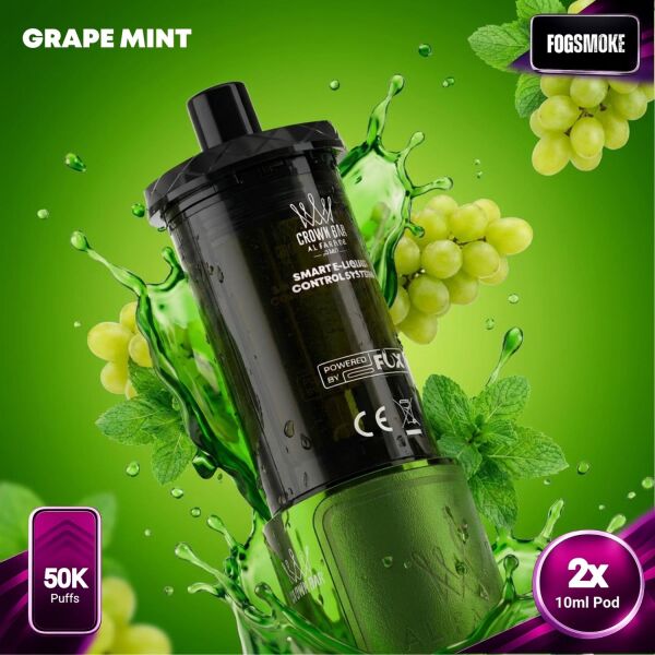 Al Fakher 50K Hypermax Prime | 2er Pod | Grape Mint