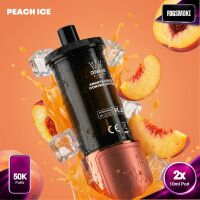 Al Fakher 50K Hypermax Prime | 2er Pod | Peach Ice