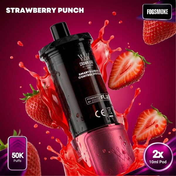 Al Fakher 50K Hypermax Prime | 2er Pod | Strawberry Punch