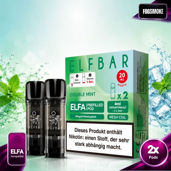 Elfbar ELFA | Pod | Double Mint *NEU*