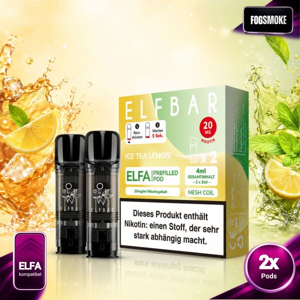 Elfbar ELFA | Pod | Ice Tea Lemon *NEU*
