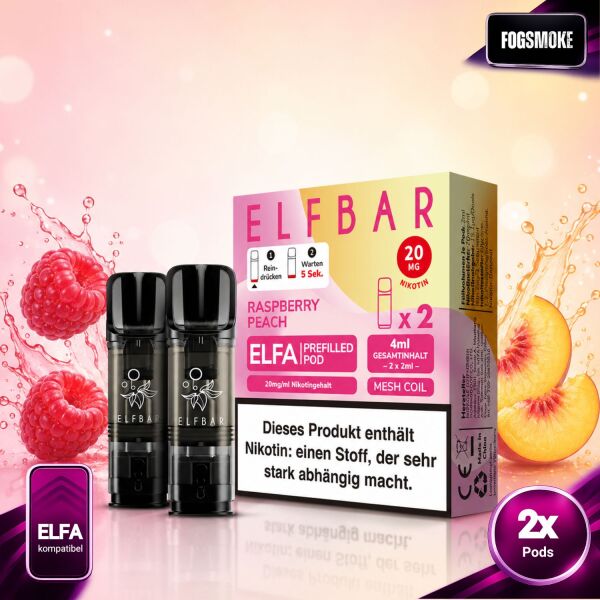 Elfbar ELFA | Pod | Raspberry Peach *NEU*