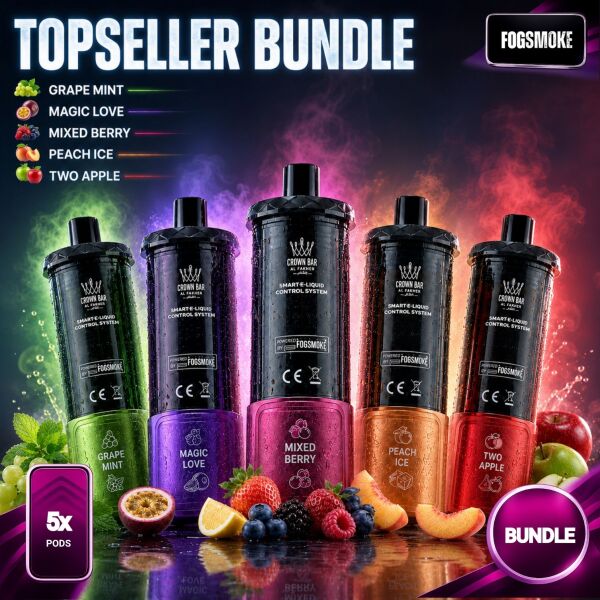 5x Al Fakher 50K Hypermax Prime | 2er Pod | TOPSELLER-Bundle