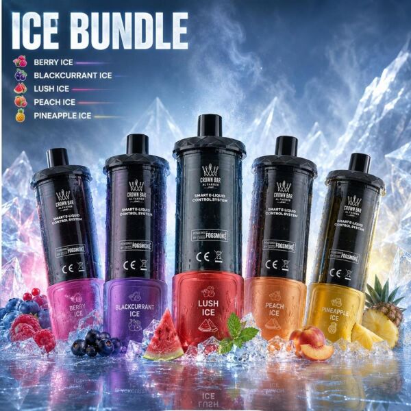 5× Al Fakher 50K Hypermax Prime 2er-Pods – Ice-Bundle