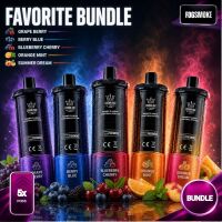 5x Al Fakher 50K Hypermax Prime | 2er Pod | FAVORITE-Bundle