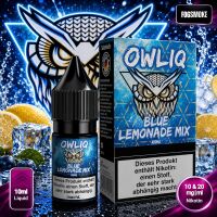 OWLIQ | Nicsalt Liquid | Blue Lemonade