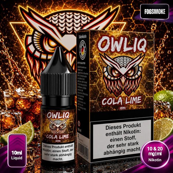 Owliq Liquid | Cola Lime