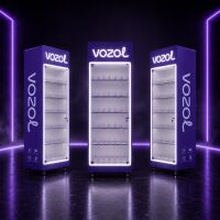 VOZOL | Point of Sale | Verkaufsvitrine mit LED und...