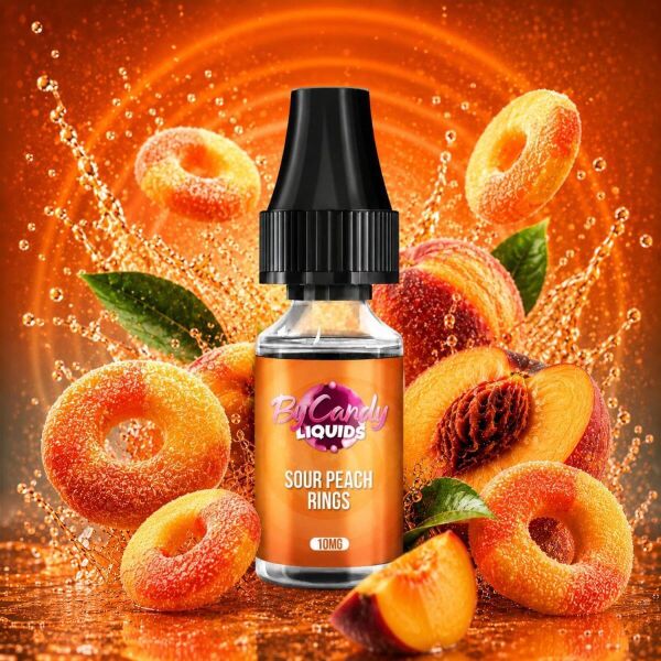 ByCandy Nikotinsalz-Liquid – Sour Peach Rings